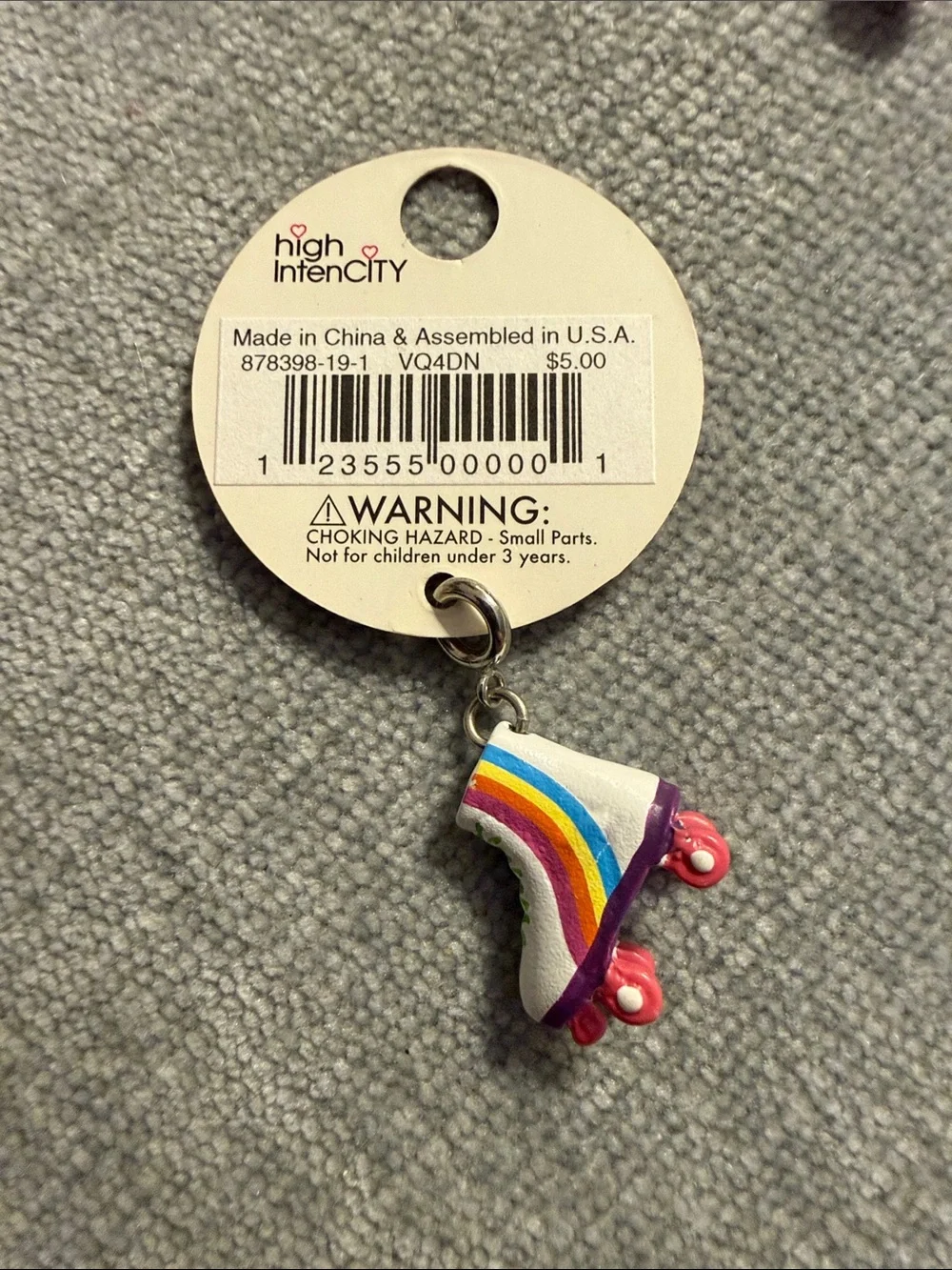 GAP Kids Pink Floral Link Charm Bracelet with Sweet Themed Charms
